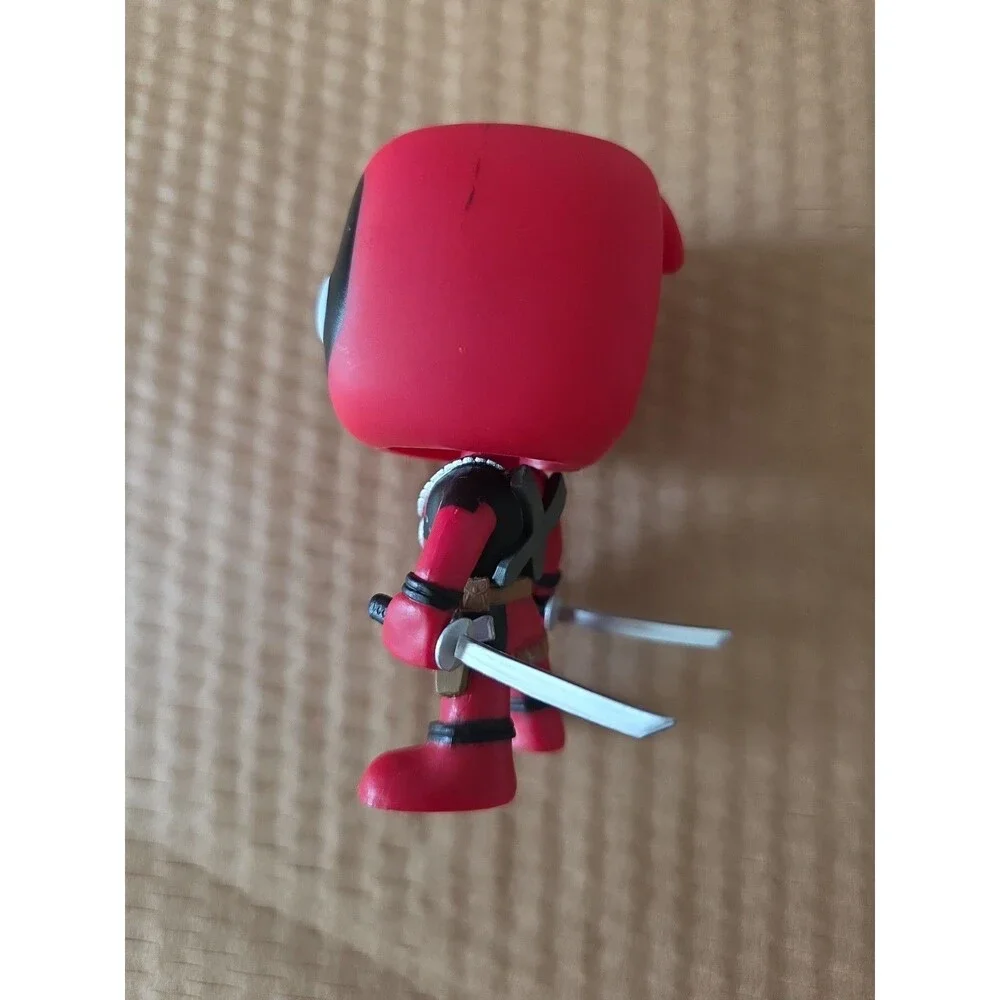 Funko Pop Marvel Comic 4 Inch Deadpool Bobble Head Loose Figure No Box